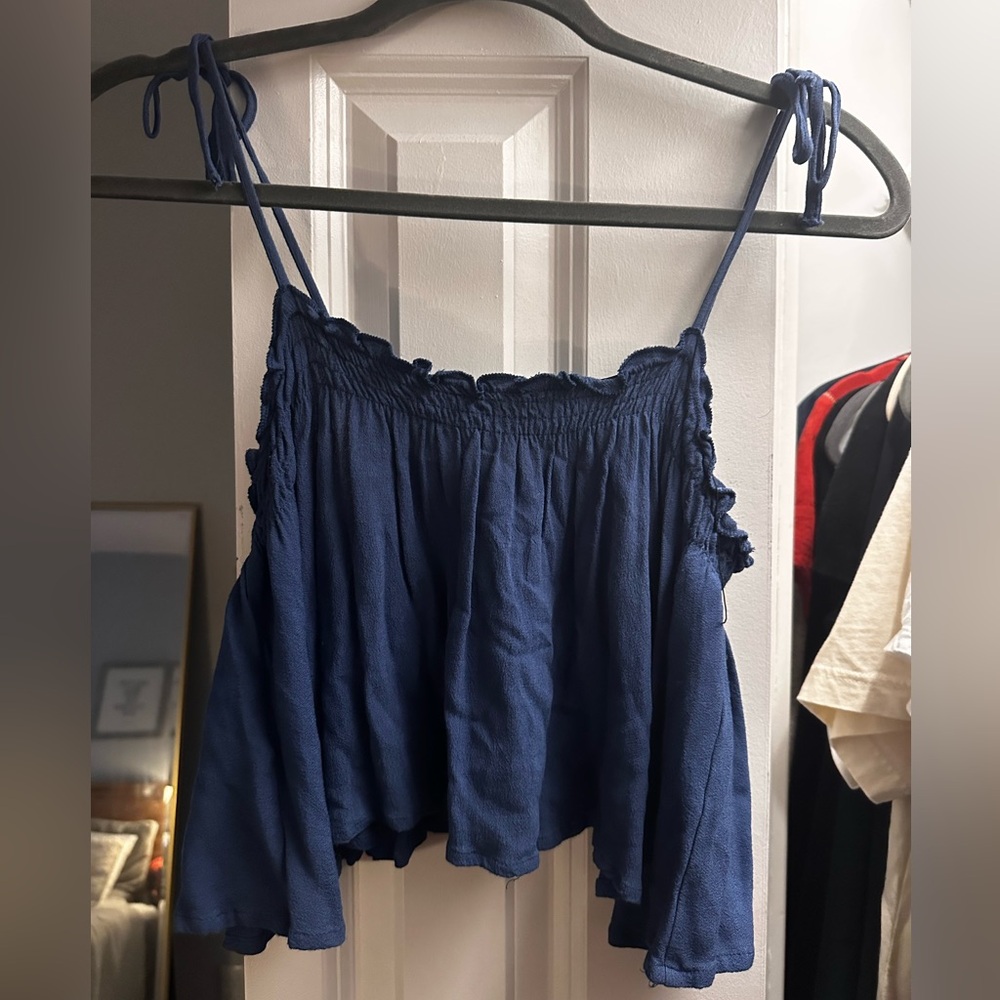 Blue Tie Tank